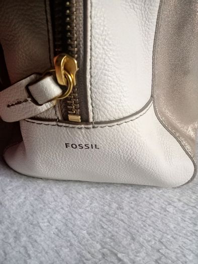 Vintage Fossil Leather Satchel Bag.