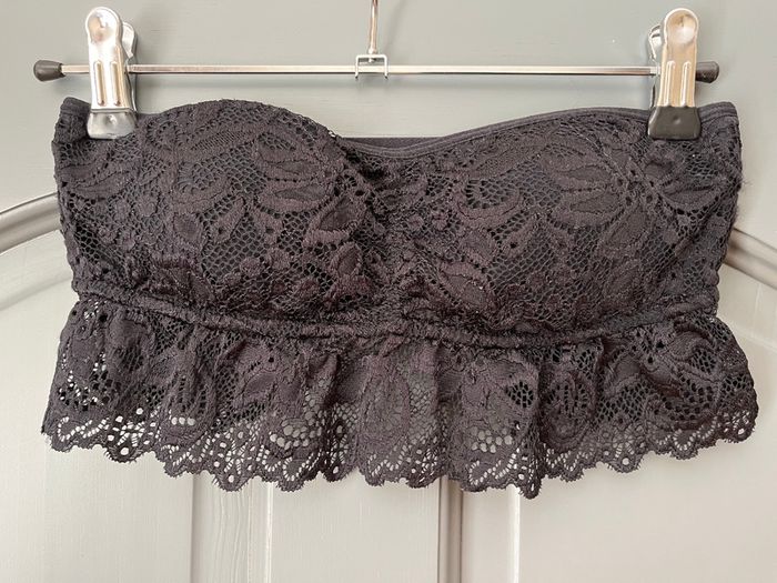 SECRET POSSESSIONS ladies bandeau black top size M