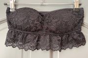 SECRET POSSESSIONS ladies bandeau black top size M