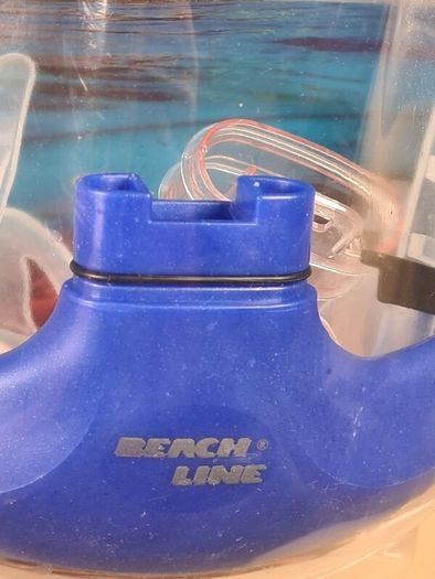 BEACH LINE snorkel full face mask breathing tube surface snorkelling Adult size BRAND NEW