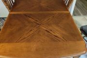 wooden extendable table