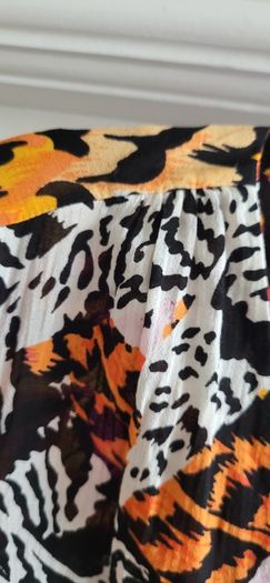 & other stories multi print slits dress Sz 34 (Fit6-8UK) - Bnwt Rrp 99