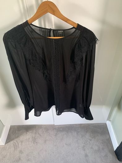 Oasis black detailed top - New