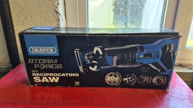 Draper Storm Force 20V Reciprocating Saw (Sold Bare)