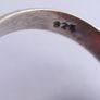 Vintage Agate Gemstone 925 Sterling Silver Jewelry Ring Size P - 7,3g Image 9