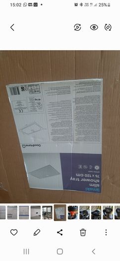 slim shower tray