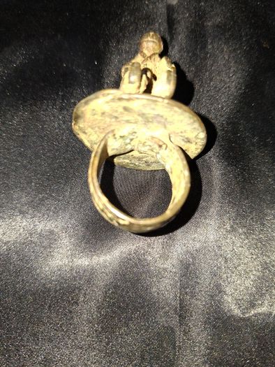 Genuine Antique Bronze Ring Dogon Mali Postage Available or Collection
