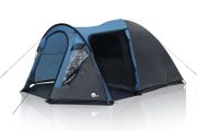 5 Person Dome Tent Living Room Side Entrance Window Headroom 5000 mm Blue Grey