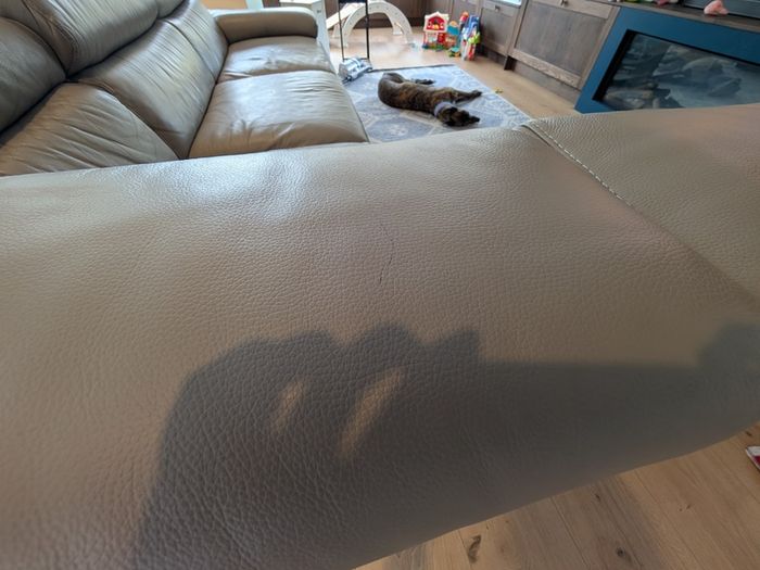 Natuzzi Editions leather corner sofa
