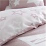 Kids Super Star Duvet Cover Set Single | Blush Pink Star Bedding Set with Pillowcase | Soft Polycotton Reversible Bed Set for Boys & Girls Bedroom Image 6