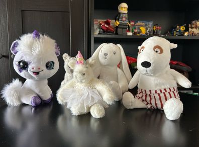 White  Soft Toy Bundle