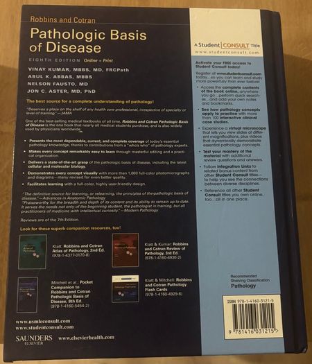 Robbins & Cotran Pathologic Basis of Diseases Book