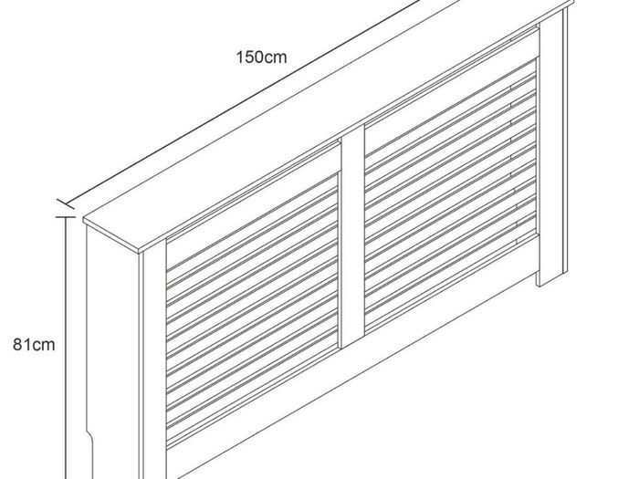 Radiator Cover - White