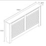 Radiator Cover - White Image 3