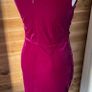 dress midi deep purple pink velvet monsoon size 10 BNWT Image 8