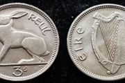 [#849] - Ireland 1968 | 3 Pence | Irish 3d | Hare | KM.12a | MS