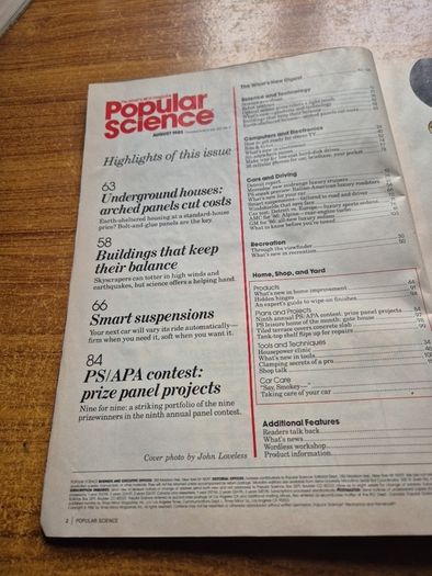 Vintage Popular Science August 1985
