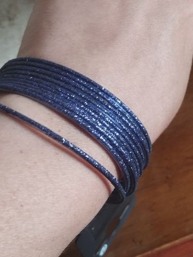 Sparkling Blue Bracelets.