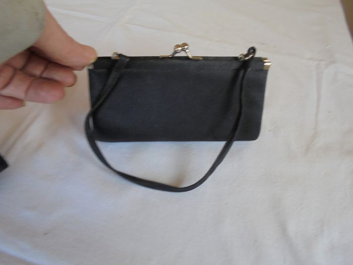 Black Satin Evening Purse for Sale