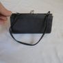 Black Satin Evening Purse for Sale Image 4