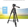 Phone Travel Self Tripod Aluminum Tall 55 140CM Stand With Quick Plates Mount Pan Head For Canon Nikon DSLR SLR Digital Camera Image 3