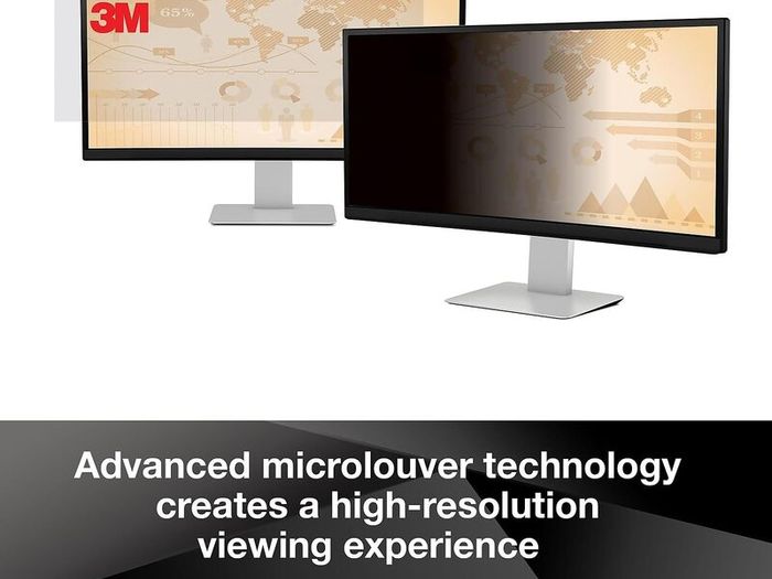 Original 3M Privacy Filter for 25in /63.50CM Full Screen Monitor with COMPLY Magnetic Attach, 16:9, PF250W9EM (New)