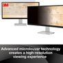 Original 3M Privacy Filter for 25in /63.50CM Full Screen Monitor with COMPLY Magnetic Attach, 16:9, PF250W9EM (New) Image 3