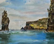 cliffs of moher watercolour