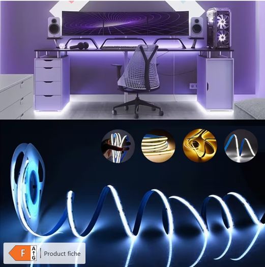 5M COB LED Light Strip High brightness light