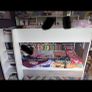 Bunk Beds with shelves & under bed storage drawer Image 2