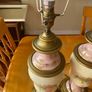 Pair Victorian revival lamps Image 2
