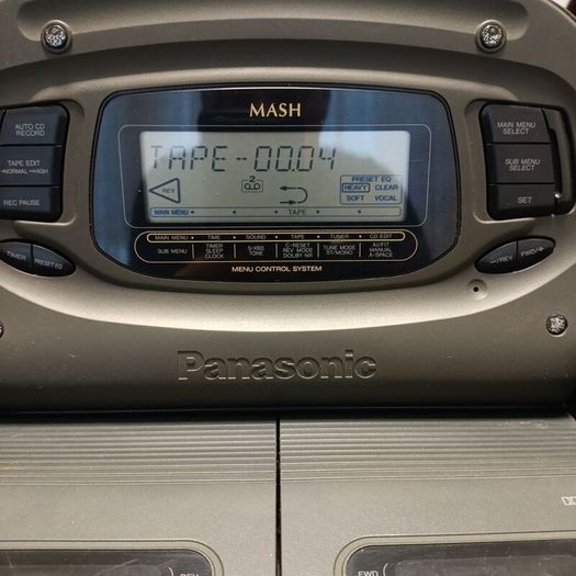 Panasonic RX-DT75 Duel Deck Stereo CD Cobra