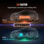 EV Charger Type 2 16A 3.68 kW 11 kW, Electric Vehicle Car Charger with 7 5 M Charging Cable CEE 16 Plug LCD, IEC 62196 Home EV Charging Station with Carry Bag Charging Cable Hook Image 3