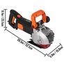 Electric Wall Chaser 4KW 4.8KW Seamless Groove Cutting Machine 133mm Steel Concrete Circular Saw Slotting Tool Set Image 2