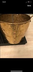 Brass Log Bucket