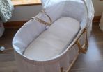 moses basket with  rocking stand