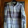 Asos design shirt. Flannel with Gray's And blues, Image 2