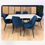 Extendable dining table with chairs on sale Image 9
