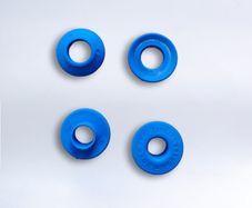 Blue plastic eyelets  12mm - pack of 10