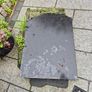 Black marble headstone Image 2