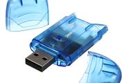 New USB Card Reader Adapter For SD SDHC MMC Memory Card Up to 64GB #509
