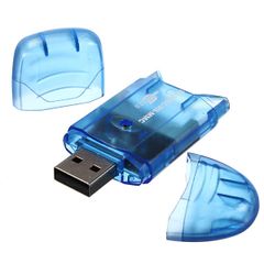 New USB Card Reader Adapter For SD SDHC MMC Memory Card Up to 64GB #509