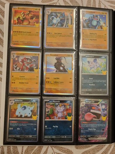 Pokemon 30Th Celebration Base set cards