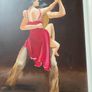 A dramatic figurative painting of two tango dancers Image 2