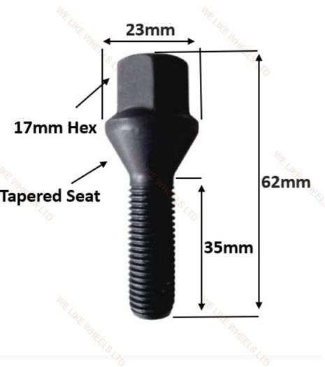 10 x New Long Wheel Bolts For BMW 1,3,5,Z Series (35mm) L10 - Delivery