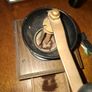 Brown vintage coffee grinder postage possible Image 5