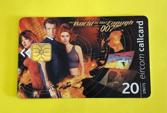 Callcard 1263 James Bond 007 The World is Not Enough