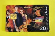 Callcard 1263 James Bond 007 The World is Not Enough