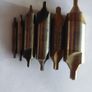 6pcs USSR HSS Combined Center Drill Bits Set NOS Soviet R6M5 Lathe 2.0-6.3mm. Image 2