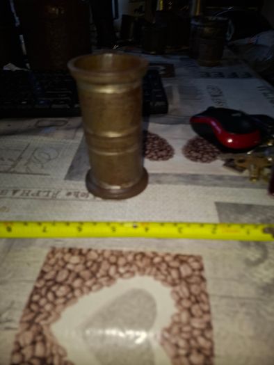 Rare 13 Piece Lot of Antique Chavagnat Tin Measuring Demi-Litre from Paris, France, dating  approximately 1800s.